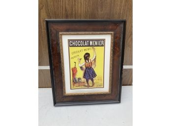 Chocolat Menier Poster In Stunning Frame