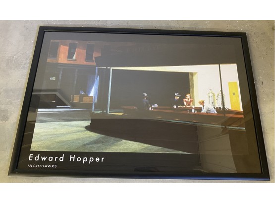 Framed Edward Hopper Poster