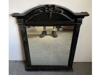 Classic Style Mirror In Black Paint