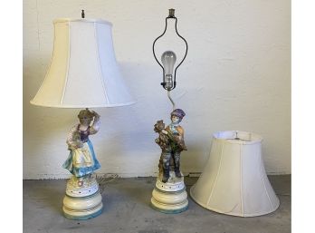 Pair Of Decorative Figural Lamps