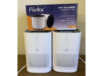 Two MedifyAir Air Purifiers With 2 New Filters