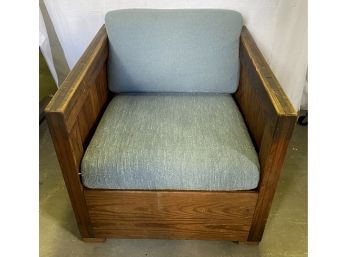 Wood Cube Chair