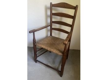 Antique Ladder Back Arm Chair