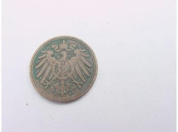 1894  F  GERMANY  1   PFENNIG  VF