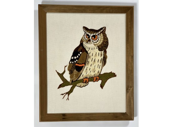 Vintage Owl Embroidery