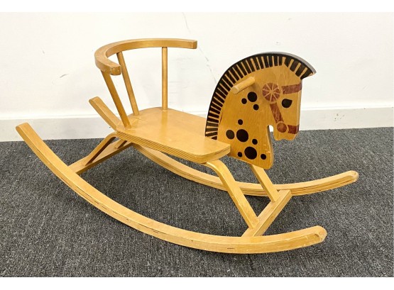 Vintage Modern Design Childrens Rocking Horse