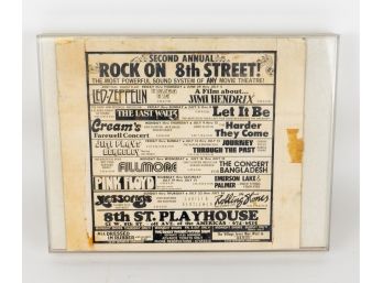 Rock On 8th Street NYC Vintage Movie Advertisement