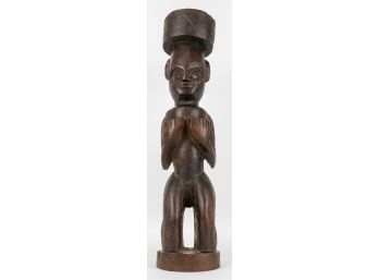 African Style Carved Wooden Figure
