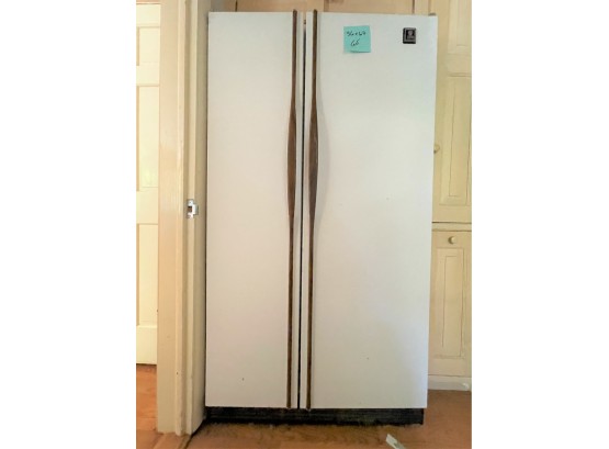 A GE Side By Side Refrigerator