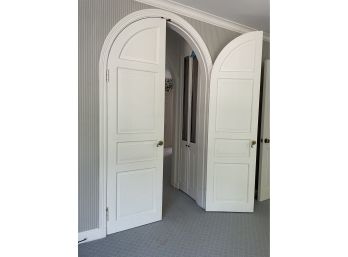 A Pair Of 1 3/4' Thick Half Round Doors - Primary