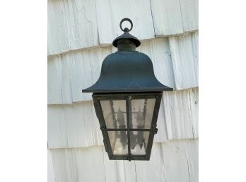 A Pair Of Copper Carriage Lamps - Rear Patio