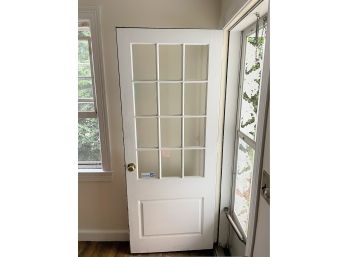 A 12 Lite Wood Exterior Door