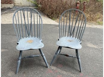 Custom Made Windsor Institute Trained Signed Chairs
