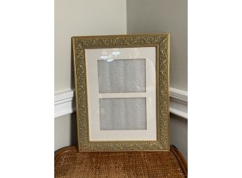 A Pretty Gold Toned Double Picture Frame, 12x16