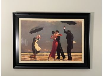 The Singing Butler By Jack Vettriano Print In Black Frame