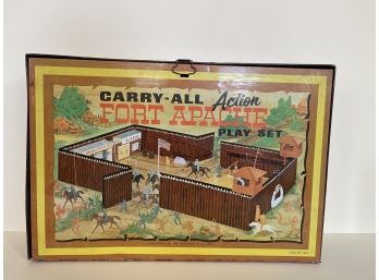 Vintage Carry All Fort Apache Action Play Set
