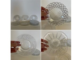 An Assortment Of Pretty Glass Plates