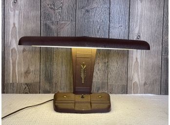 Vintage Art Deco Machine Age Moe Desk Lamp