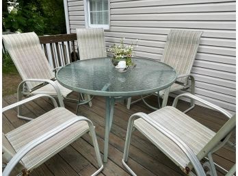 An Outdoor Table & Chair Set