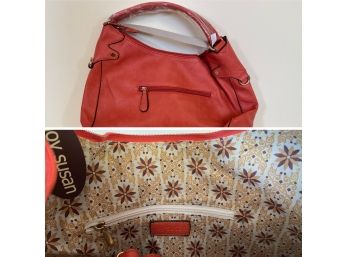 A Never Used Joy Susan Purse With Floral Inside Print