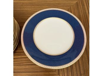 Wedgewood Ulander Cobalt Blue Dinner Plates - 5