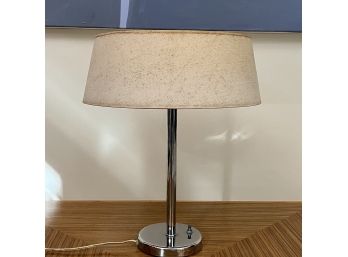 A Single MCM Chrome Desk Lamp