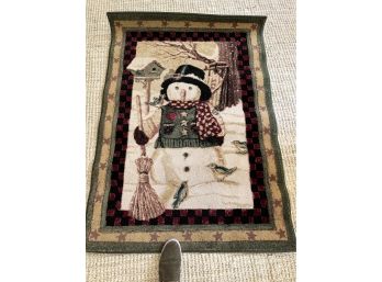 A Warm Winter Entry Rug With Snowman - From Shaw
