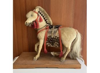 A Japanese Ningyo Horse - Antique
