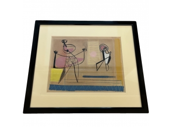 Reginald Pollack (1924-2001)  - Mixed Media On Paper - Signed And Dated - Framed