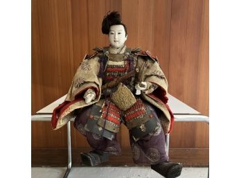 A Japanese Samurai Figure Of The Meiji Period - Antique
