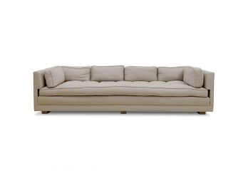 An Original Paul Rudolph Custom Designed Tuxedo Styled Upholstered Sofa (1 Of 2)