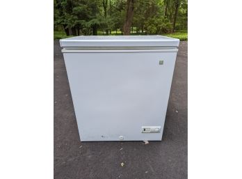 A GE Chest Freezer In Good Working Condition