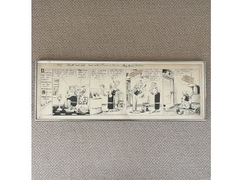 Original Cartoon Art - Bud Fisher (1885-1954)- Mutt And Jeff  - 1932 - With Artist's Notes And Edits
