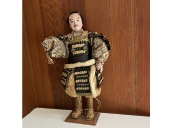 Japanese Meiji Samurai Standing Soldier - Antique