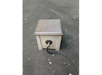 A Hose And Hose Reel Box - 'never Leak'