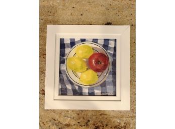 A Cheerful Still Life In White Frame