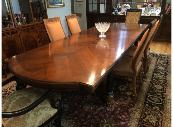 Stunning Century Furniture French Empire Mahogany Dining Table, Original Retail $6099