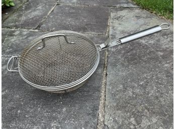 Mesh Cookware Basket With Lid