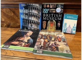 Collection Of Books: European Art, Architecture & Wonders Of The World