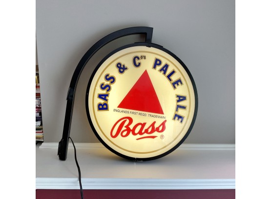 Vintage Inspired Bass & Co. Pale Ale Lighted Bar Sign