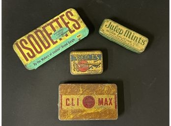 Vintage Tin Collection: Great Pops Of Color!