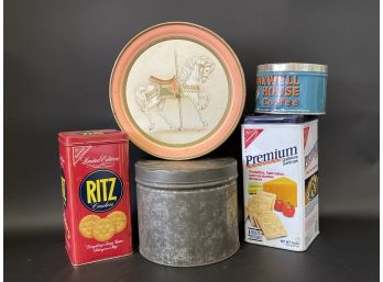 A Vintage Tin Lot