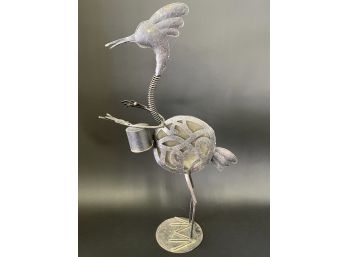 Fantastic Metal Art Bird Statue