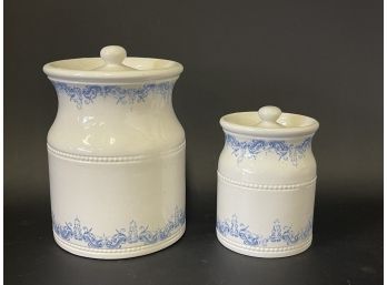 Royal Crawford Staffordshire England Canisters