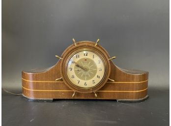 A Vintage General Electric Ships Bell Mantel Clock