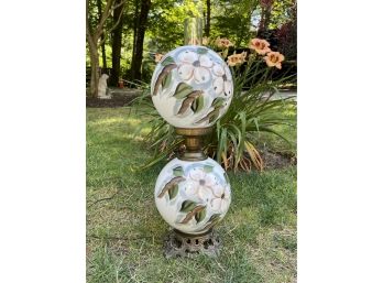 Gorgeous Vintage Double Globe Gone With The Wind Style Lamp