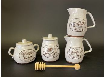 Handmade Onion River Pottery (Vermont USA) Stoneware  Pieces