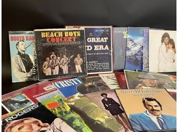 A Large Collection Of Records