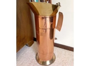 Copper & Brass Umbrella Stand