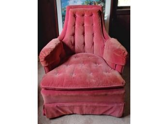 Velvet Tufted MCM Chair